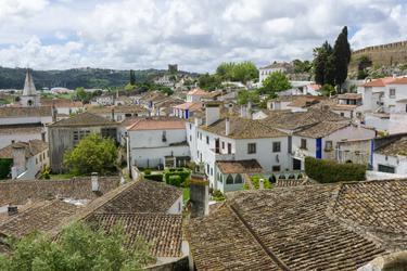 Blick über Óbidos